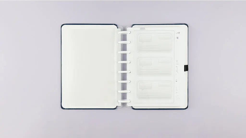 Agenda Inteligente Dark Blue Caderno