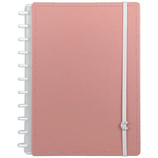 CADERNO ROSE PASTEL Caderno