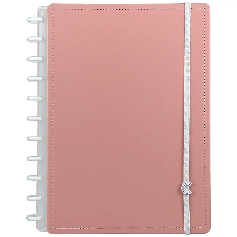 CADERNO ROSE PASTEL Caderno