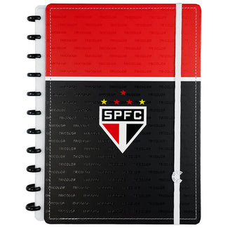 CADERNO SÃO PAULO TRICOLOR PAULISTA PRETO Caderno Inteligente ®