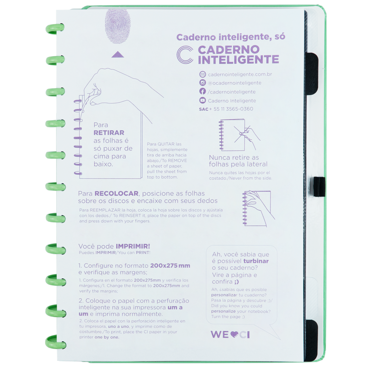 Caderno All Green