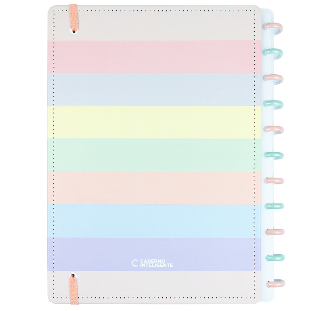 Caderno Arco-Íris Pastel
