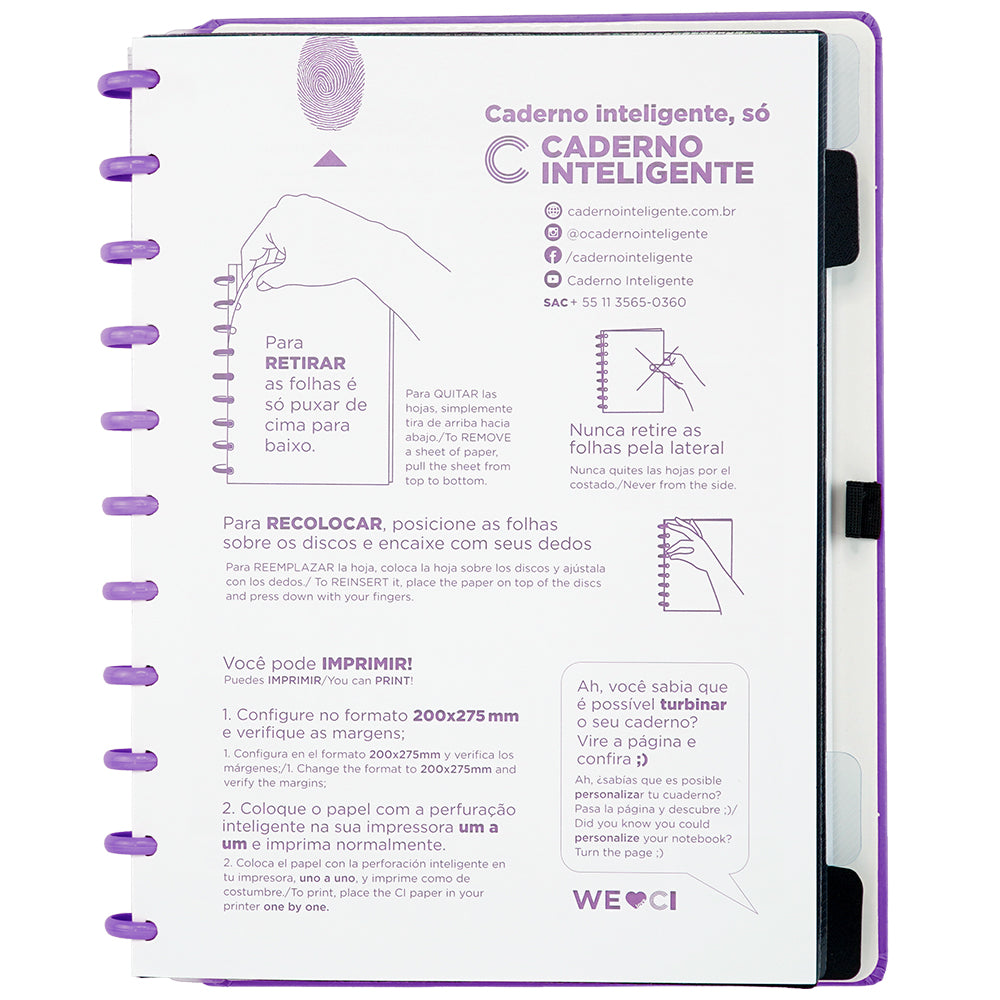 Caderno All Purple