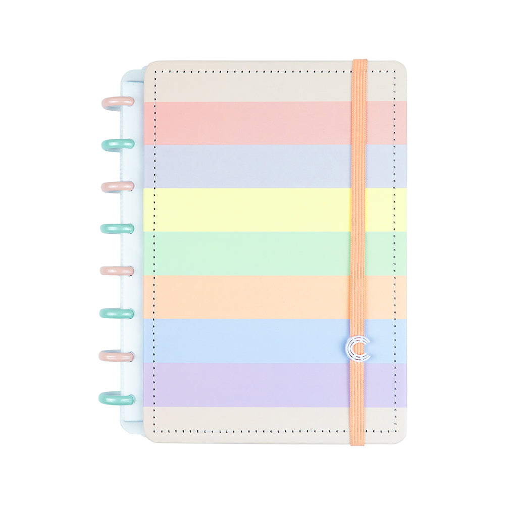 Caderno Arco-Íris Pastel