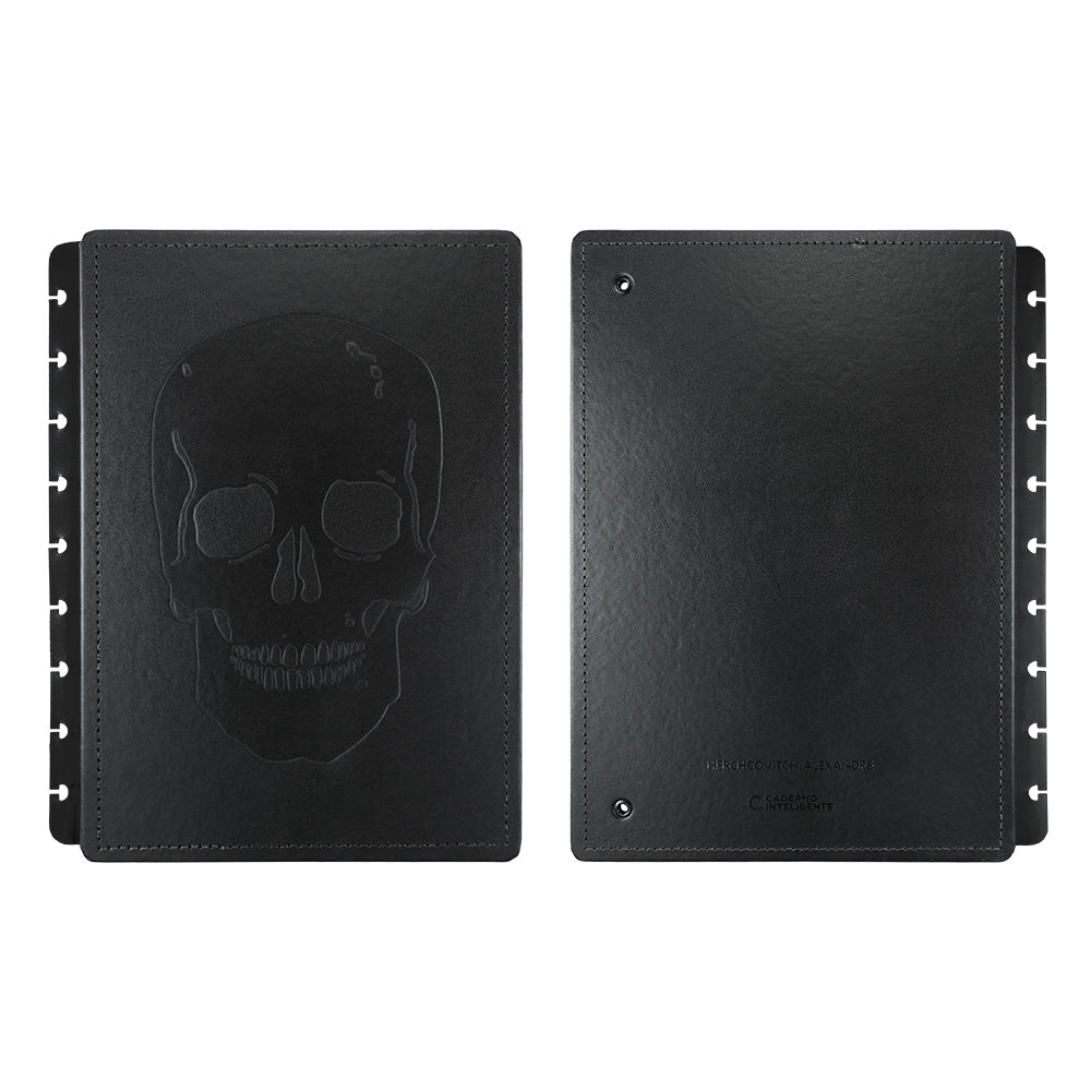 CAPA E CONTRA CAPA Herchcovitch White Ink Caderno Inteligente ®