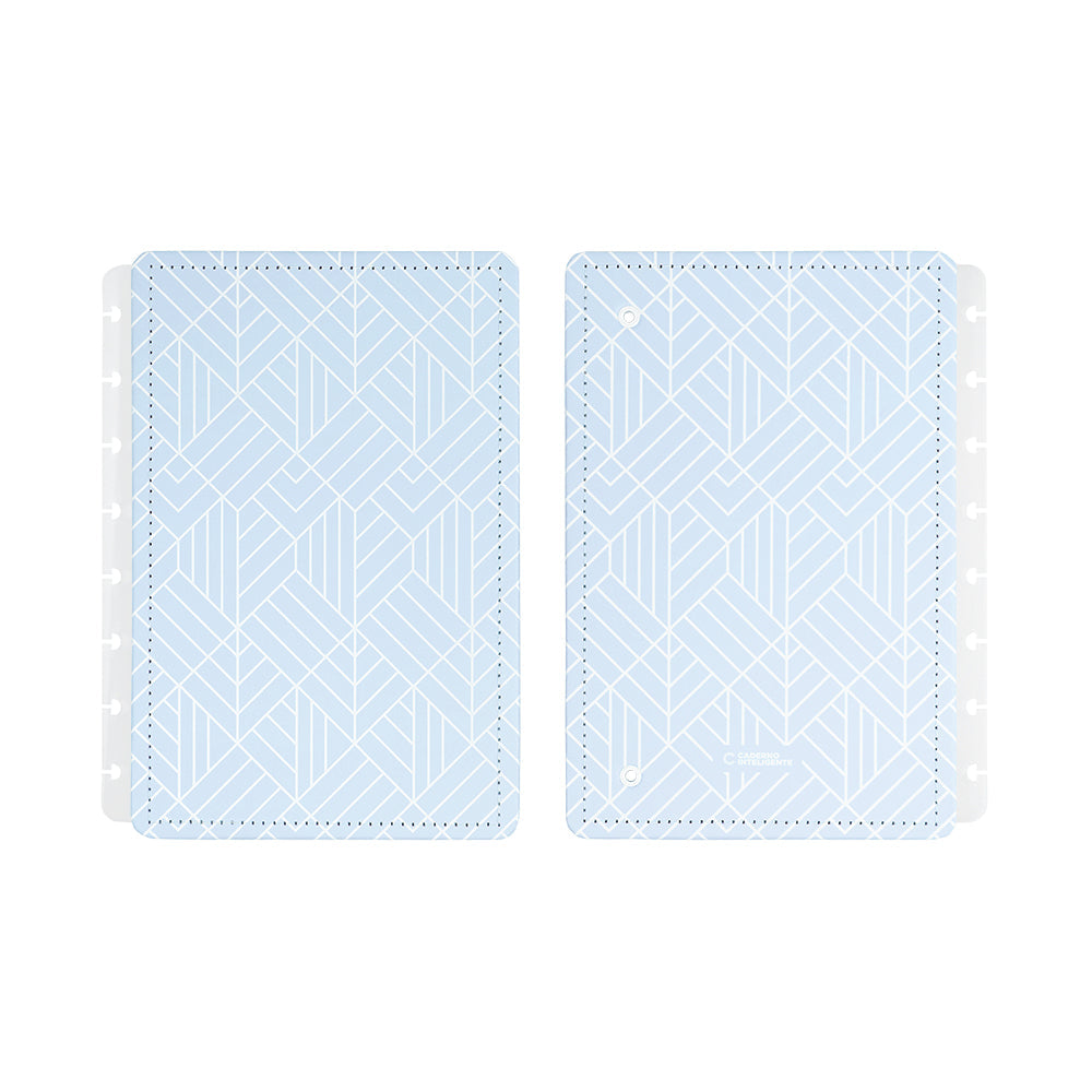 CAPA E CONTRACAPA ICE BLUE Caderno Inteligente ®