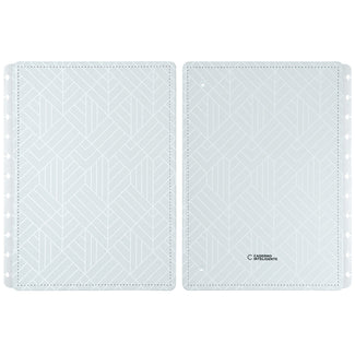 CAPA E CONTRACAPA ICE GREY Caderno Inteligente ®
