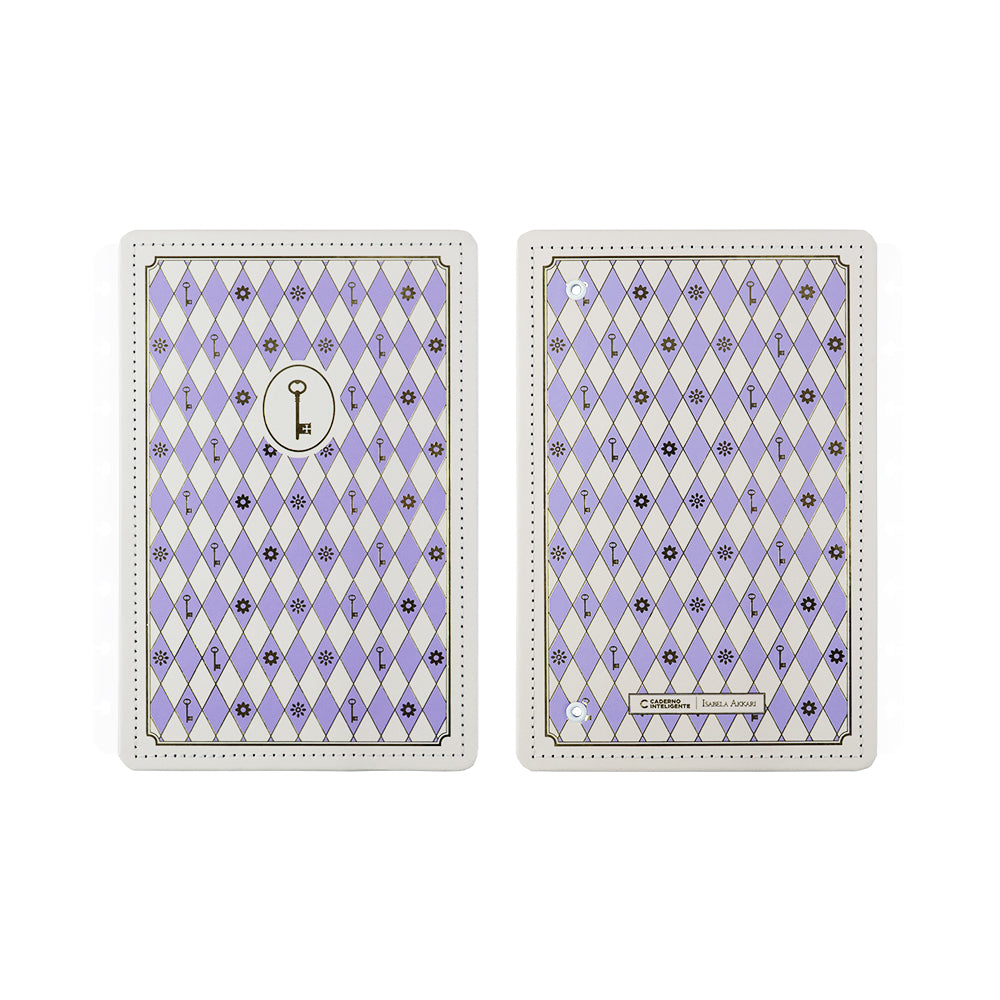 Capa e contracapa Purple Key by Isabela Akkari