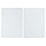 Capa e Contracapa All White Caderno Inteligente ®