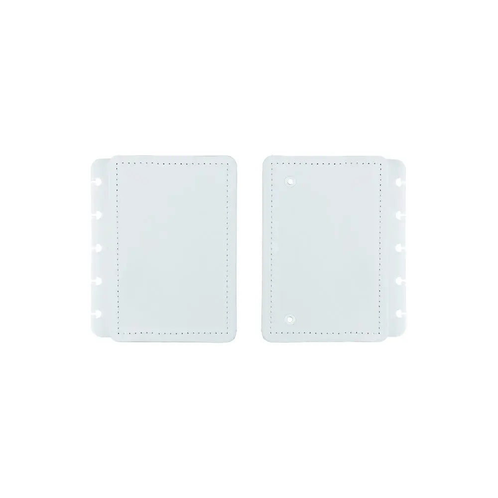 Capa e Contracapa All White Caderno Inteligente ®