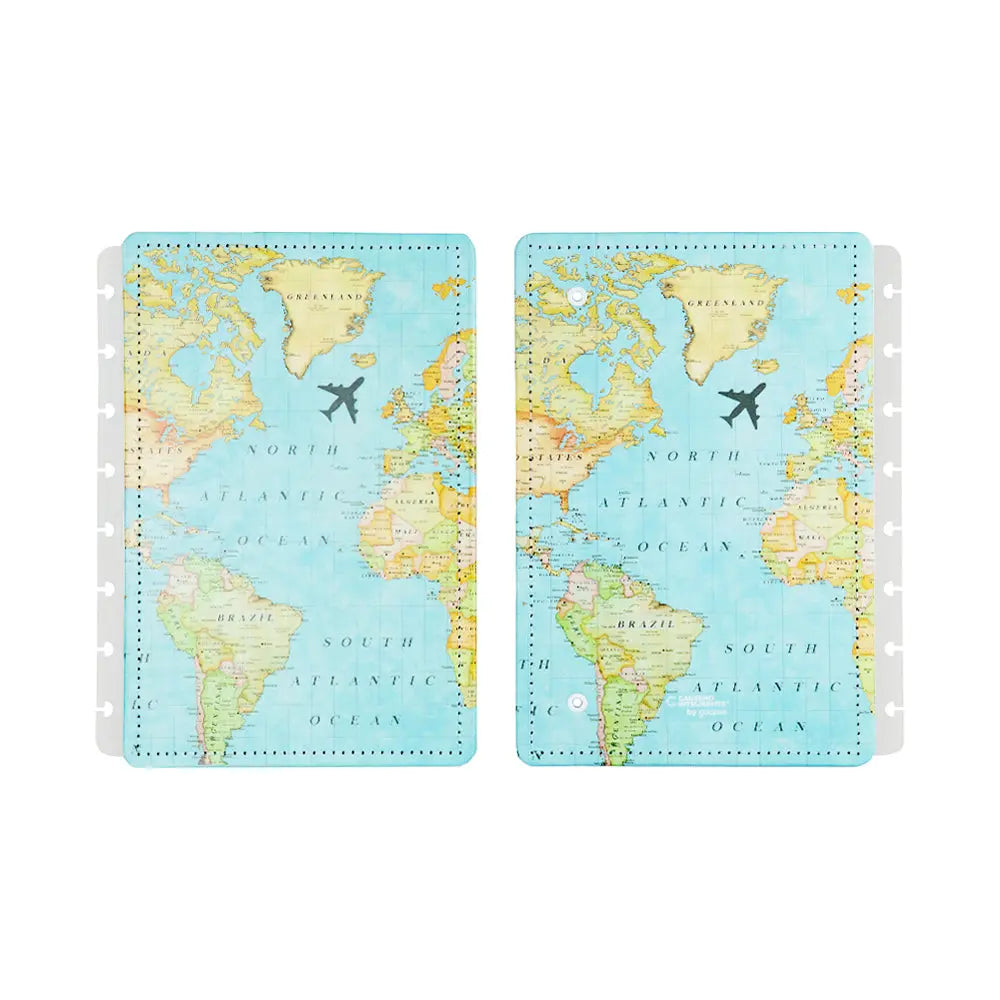 Capa e Contracapa By Gocase Mapa Mundi Capa e Contracapa