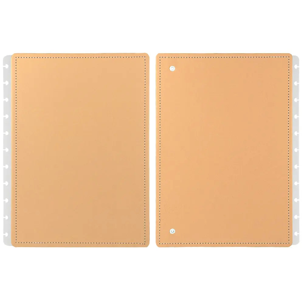 Capa e Contracapa Laranja Pastel Capa e Contracapa