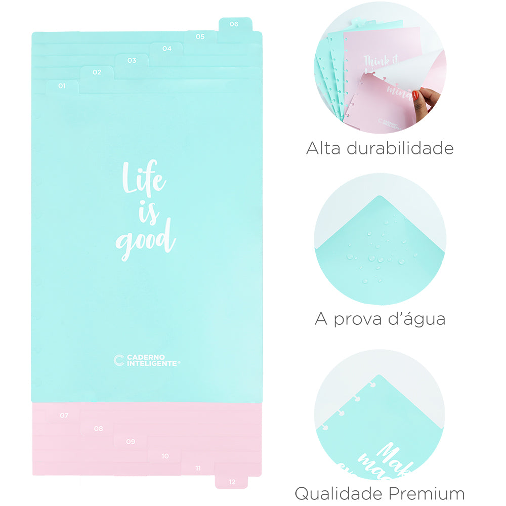 Refil Planner CI - PIY + 12 divisórias