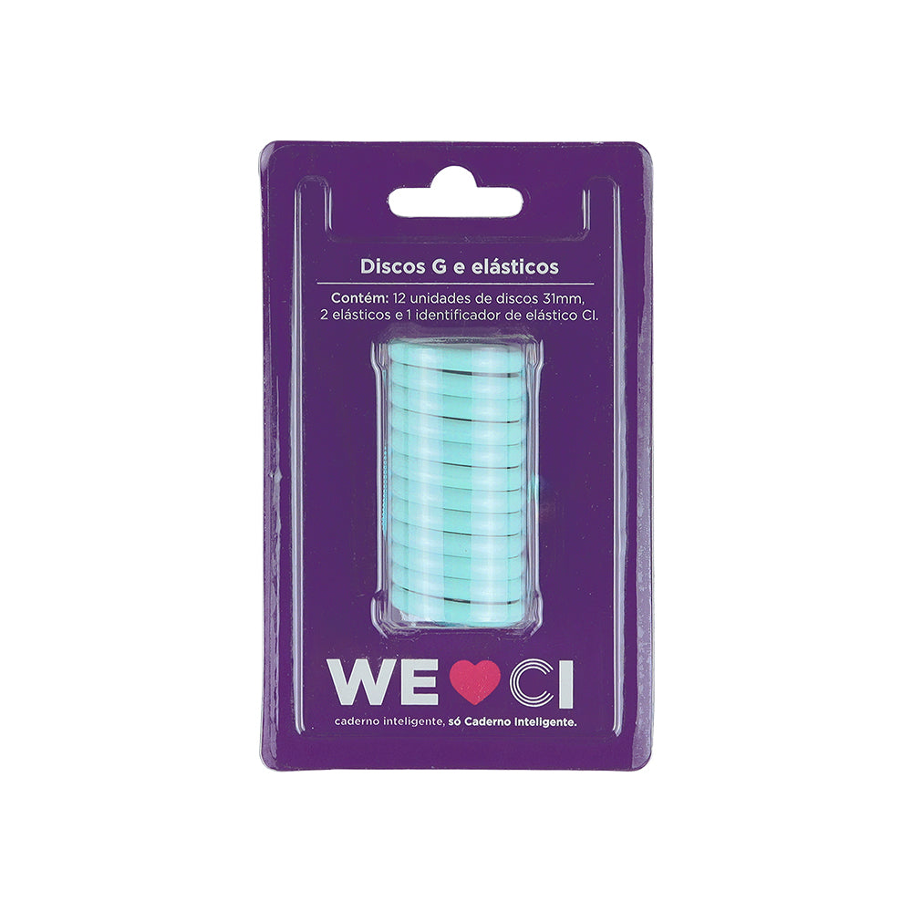 Discos + Elástico Verde Pantanal