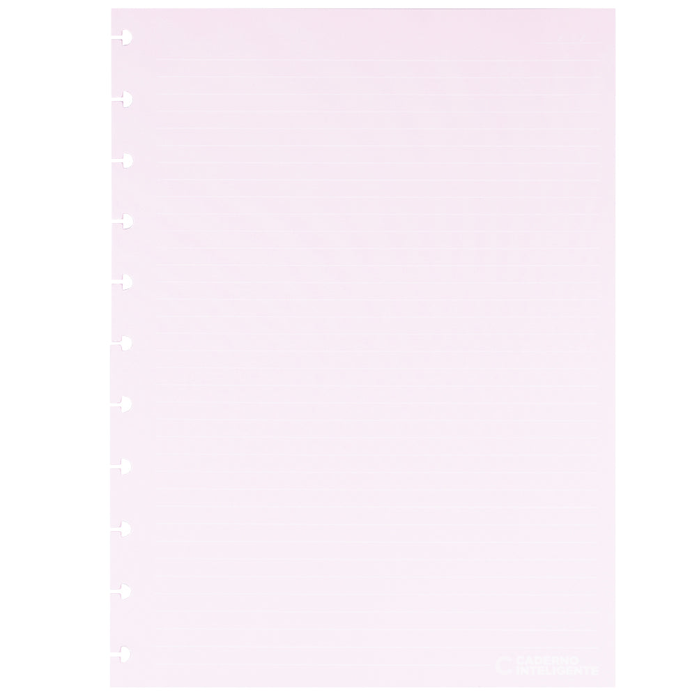 REFIL PAUTADO #PINKLOVER Caderno Inteligente ®