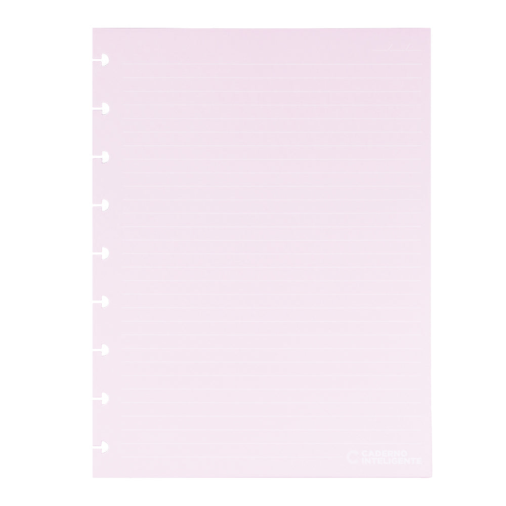 REFIL PAUTADO #PINKLOVER Caderno Inteligente ®