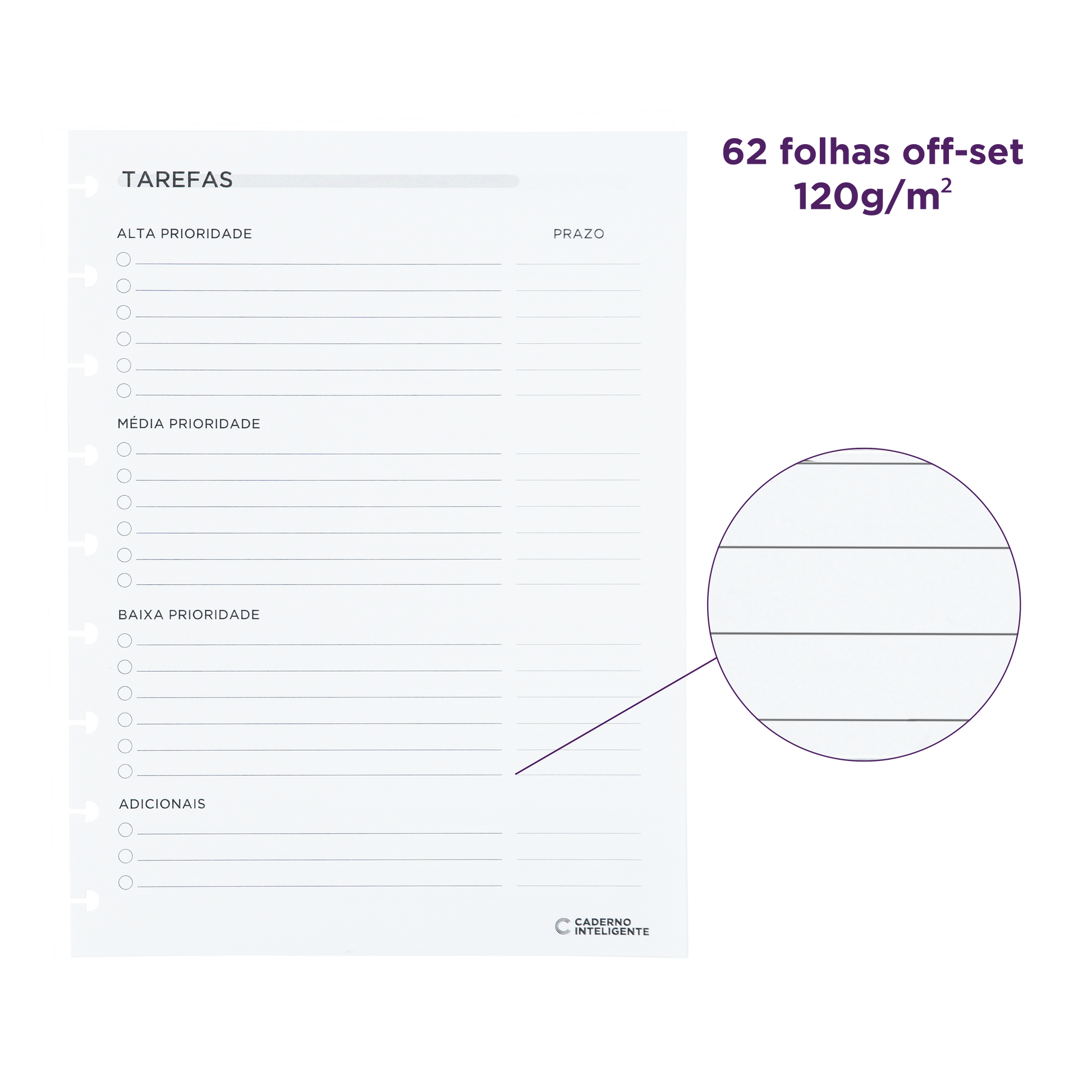 REFIL PLANNER ORGANIZER Caderno Inteligente Lojista