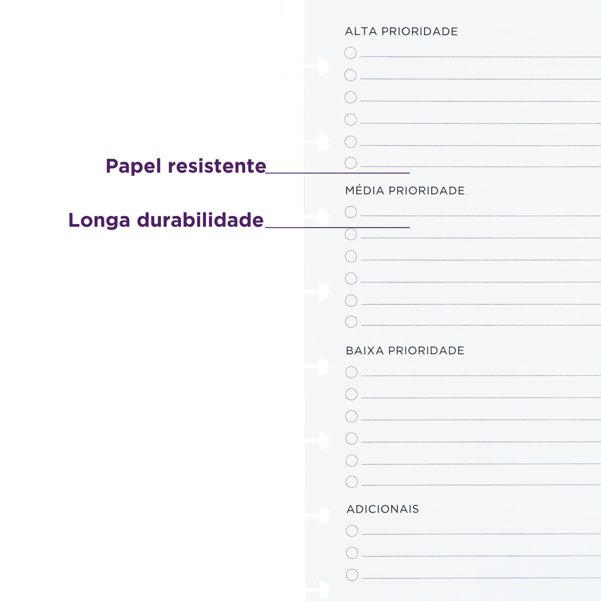 REFIL PLANNER ORGANIZER Caderno Inteligente Lojista