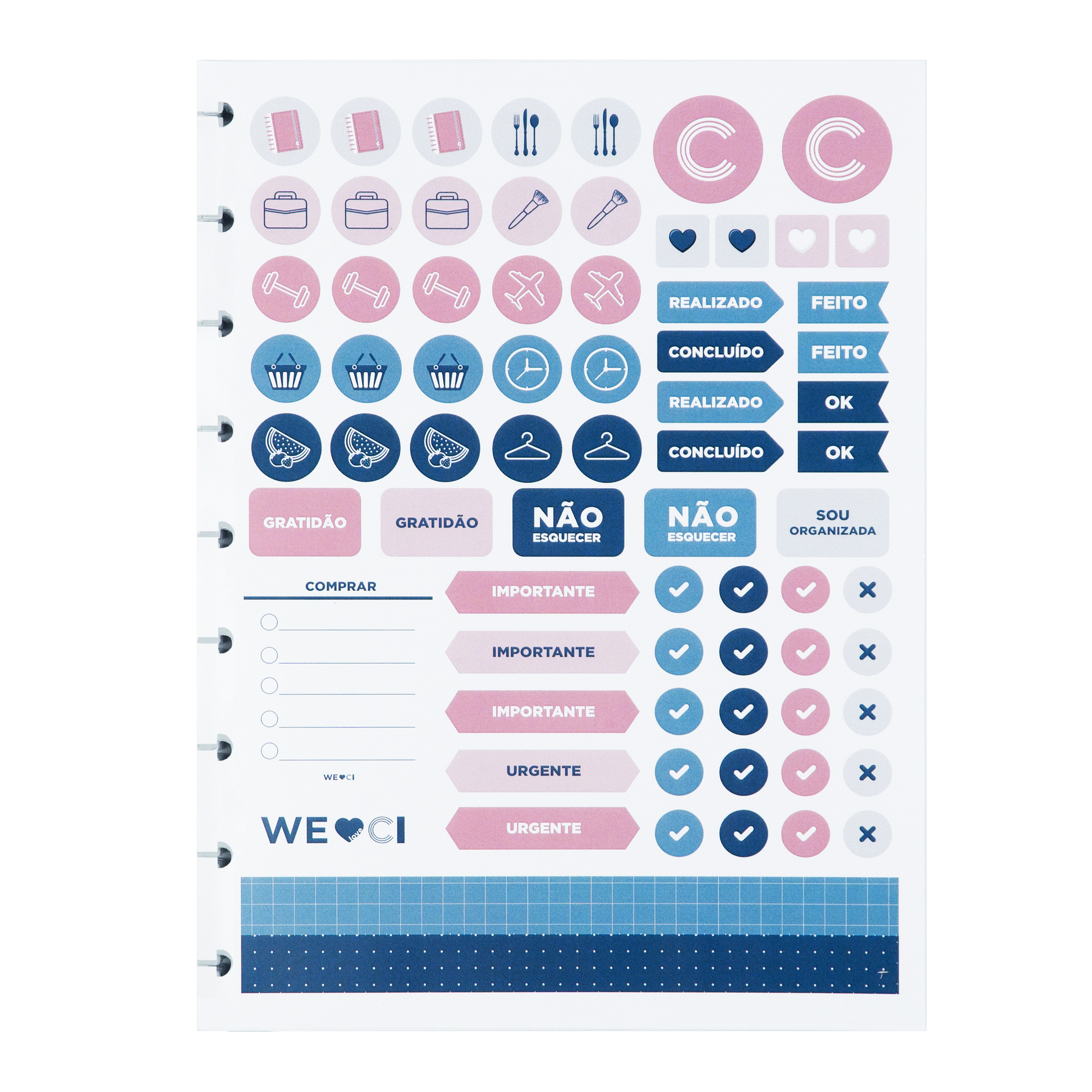 REFIL PLANNER ORGANIZER Caderno Inteligente Lojista