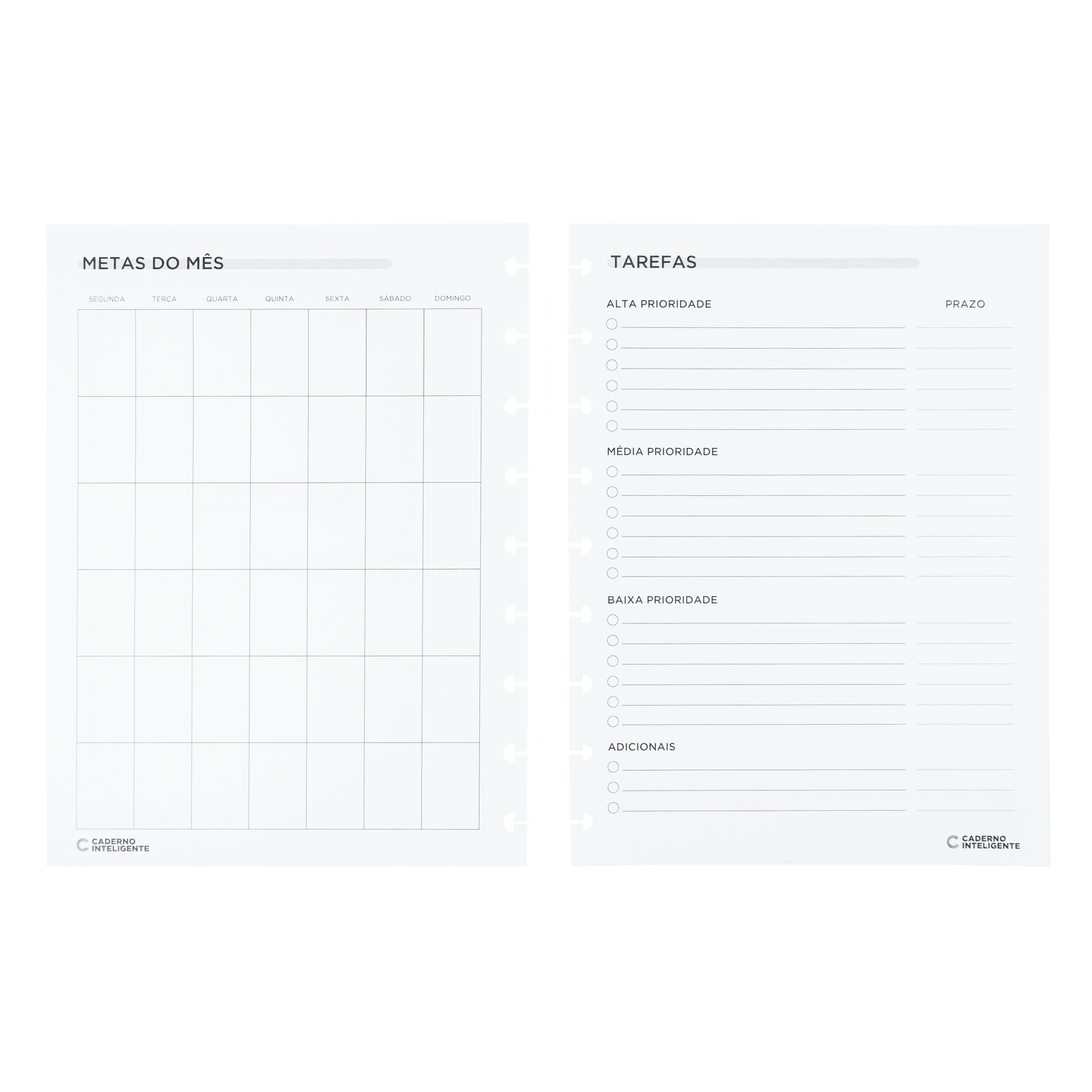 REFIL PLANNER ORGANIZER Caderno Inteligente Lojista