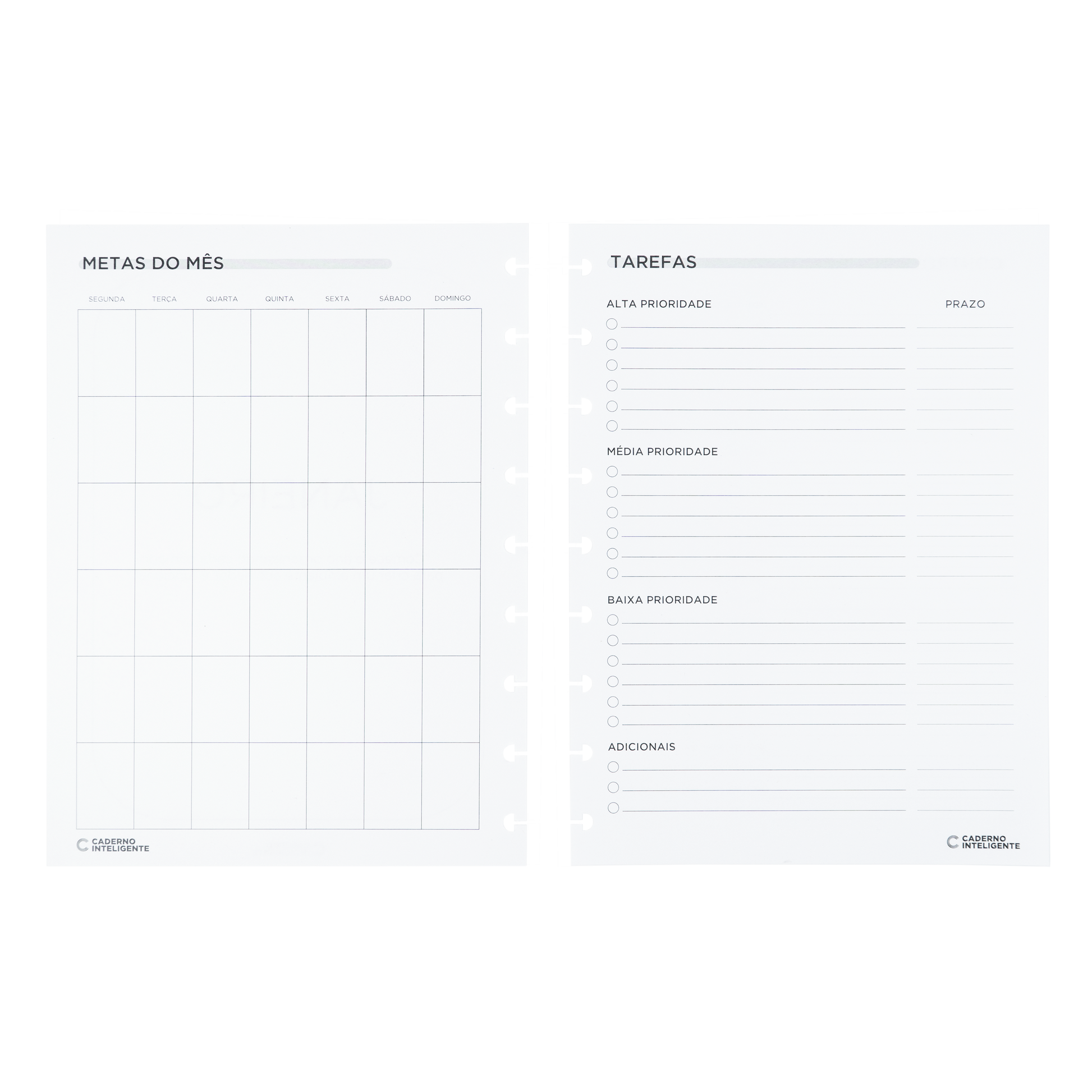 REFIL PLANNER ORGANIZER Caderno Inteligente Lojista