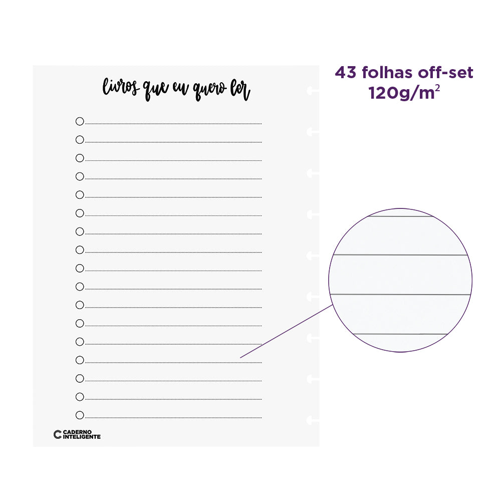 REFIL CADERNO INTELIGENTE DE LEITURA