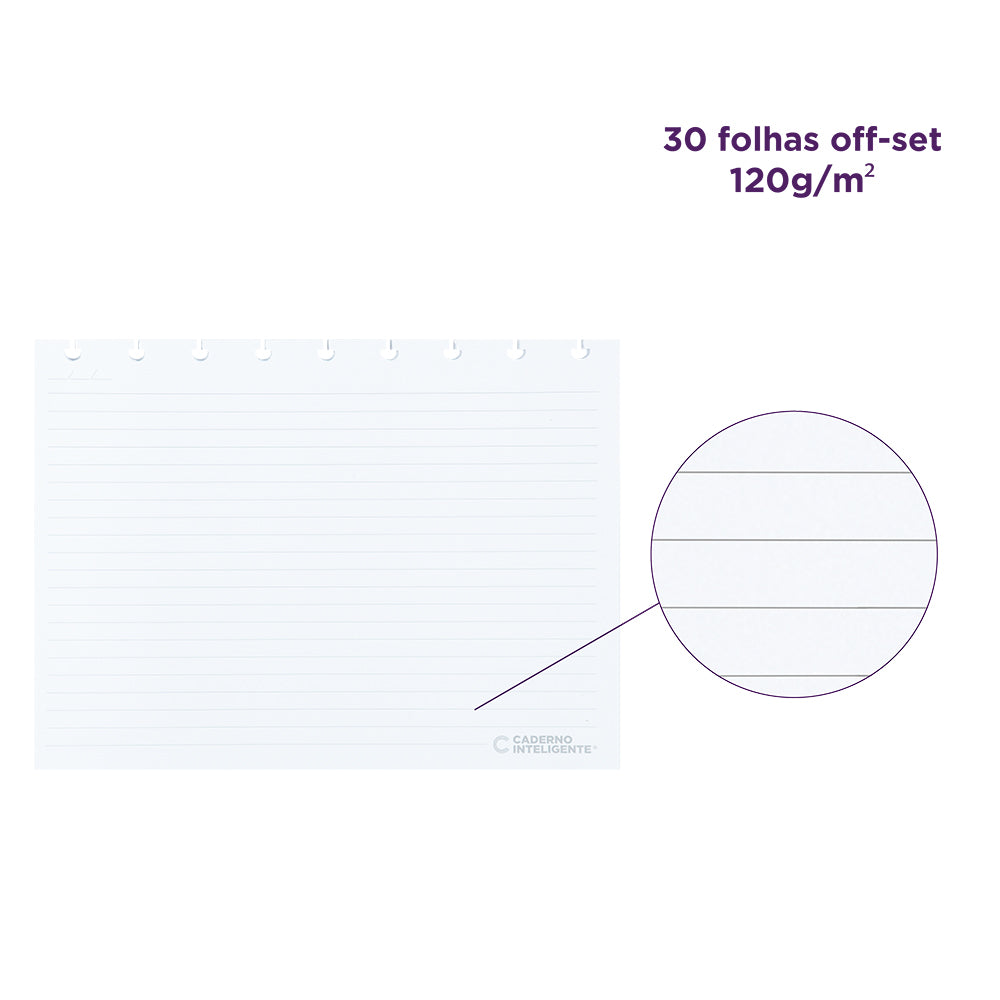 Refil Pautado Horizontal My Frame