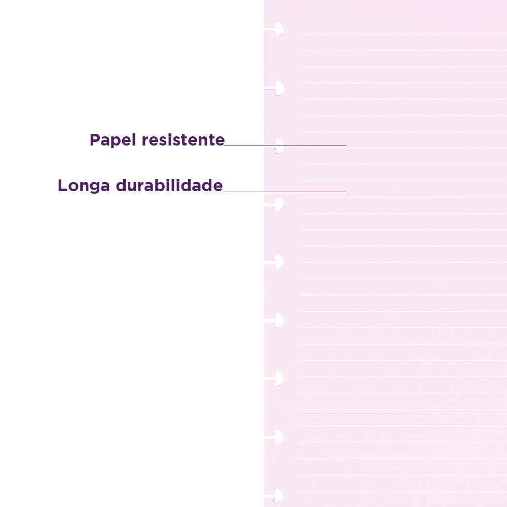 REFIL PAUTADO #PINKLOVER