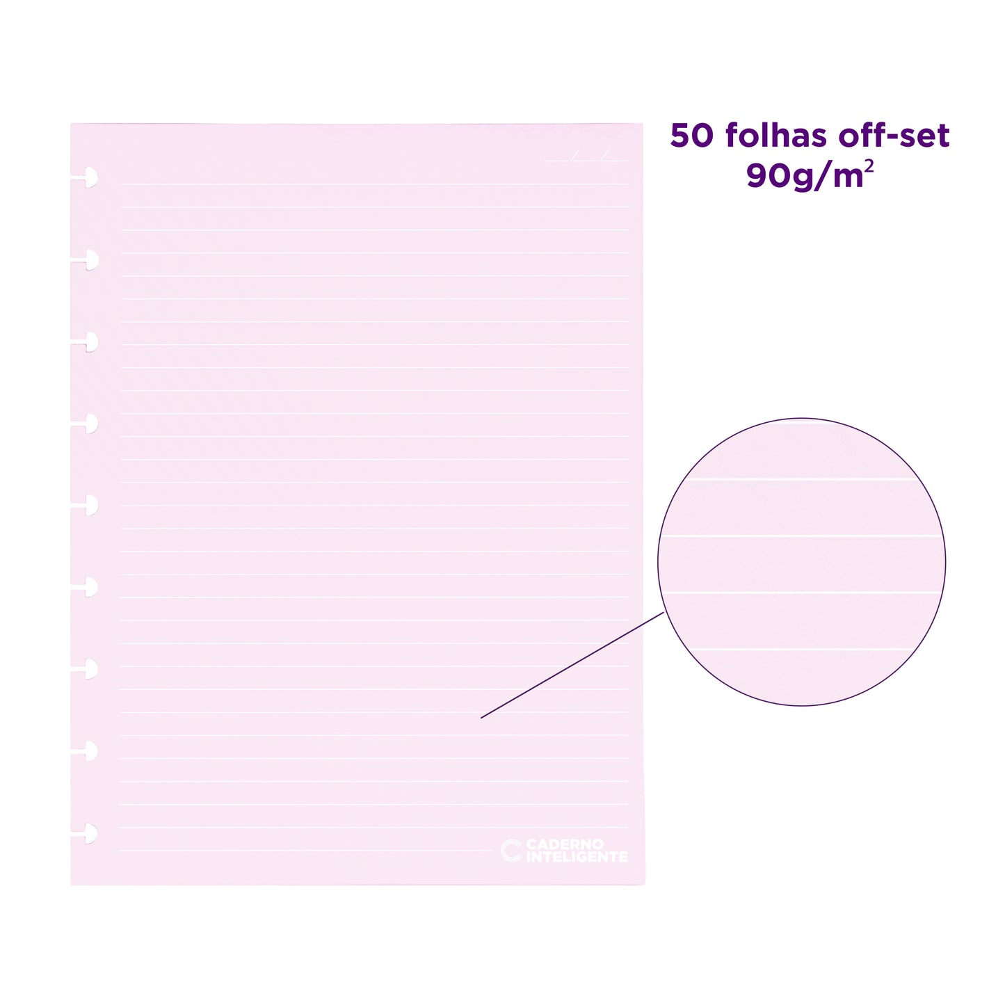 REFIL PAUTADO #PINKLOVER