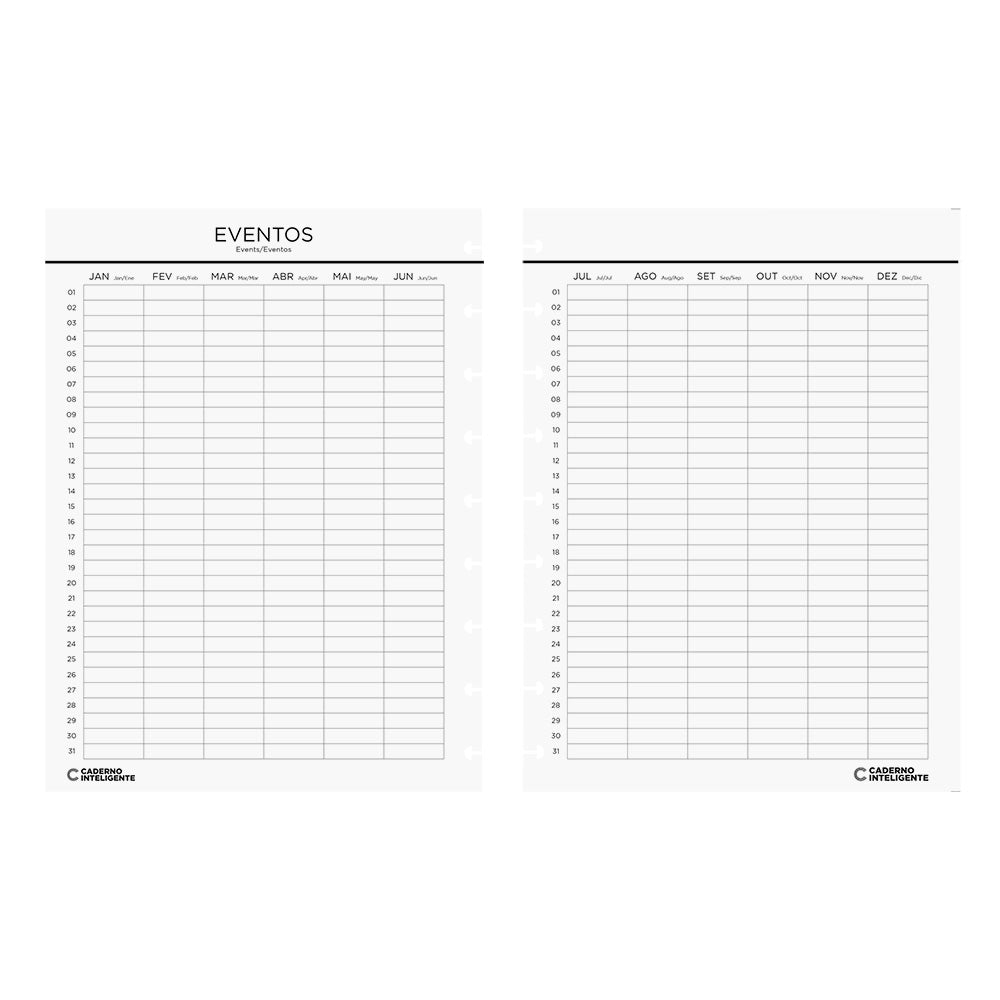 Refil Planner Casual