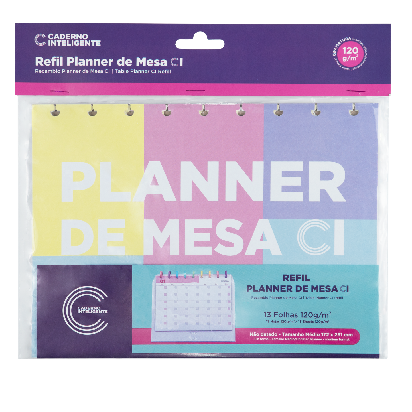 Refil Planner de Mesa CI