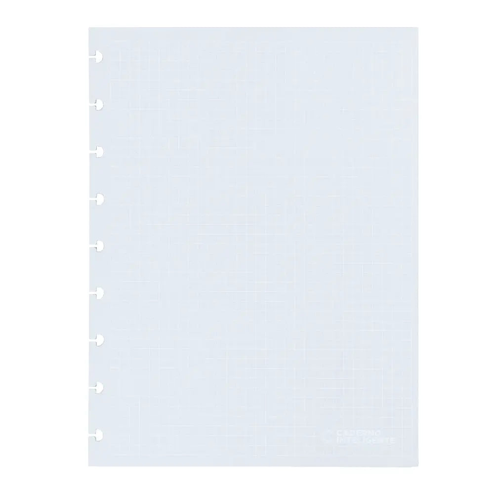 Refil Linhas Brancas Quadriculado Caderno Inteligente ®