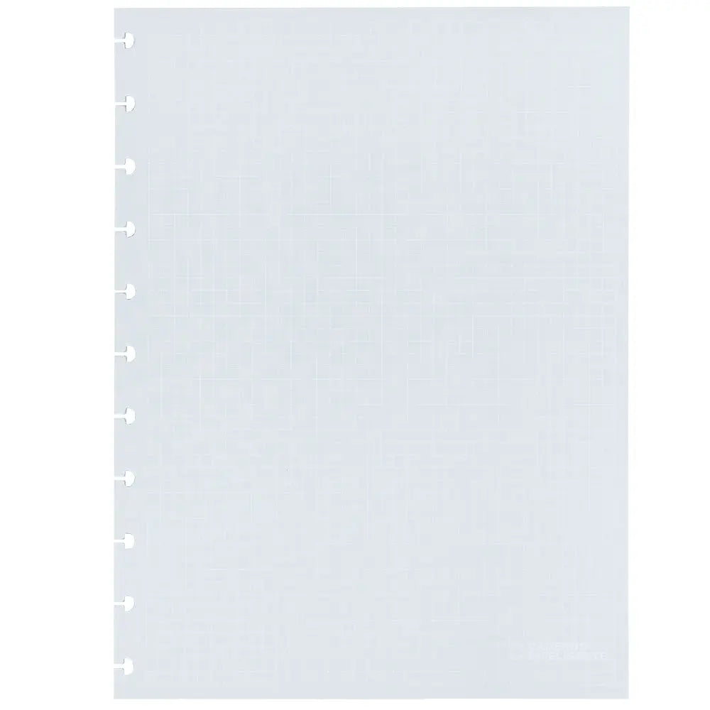 Refil Linhas Brancas Quadriculado Caderno Inteligente ®