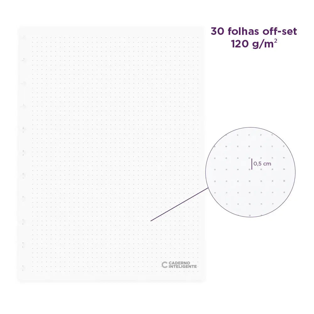 Refil Pontilhado Caderno Inteligente ®