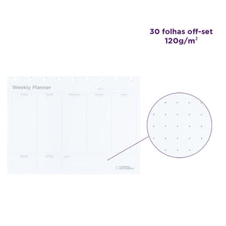 Refil Weekly Planner My Frame (cópia) Caderno Inteligente ®