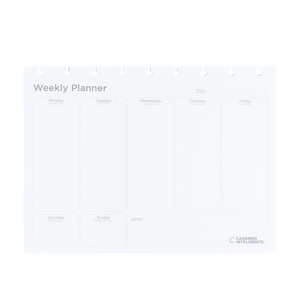 Refil Weekly Planner My Frame (cópia) Caderno Inteligente ®