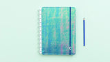 Caderno Azul Holográfico