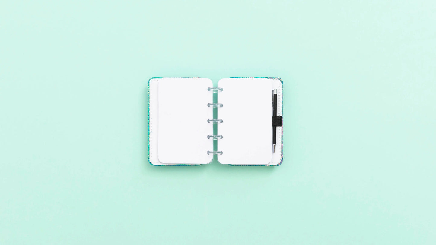 Caderno Azul Holográfico Caderno