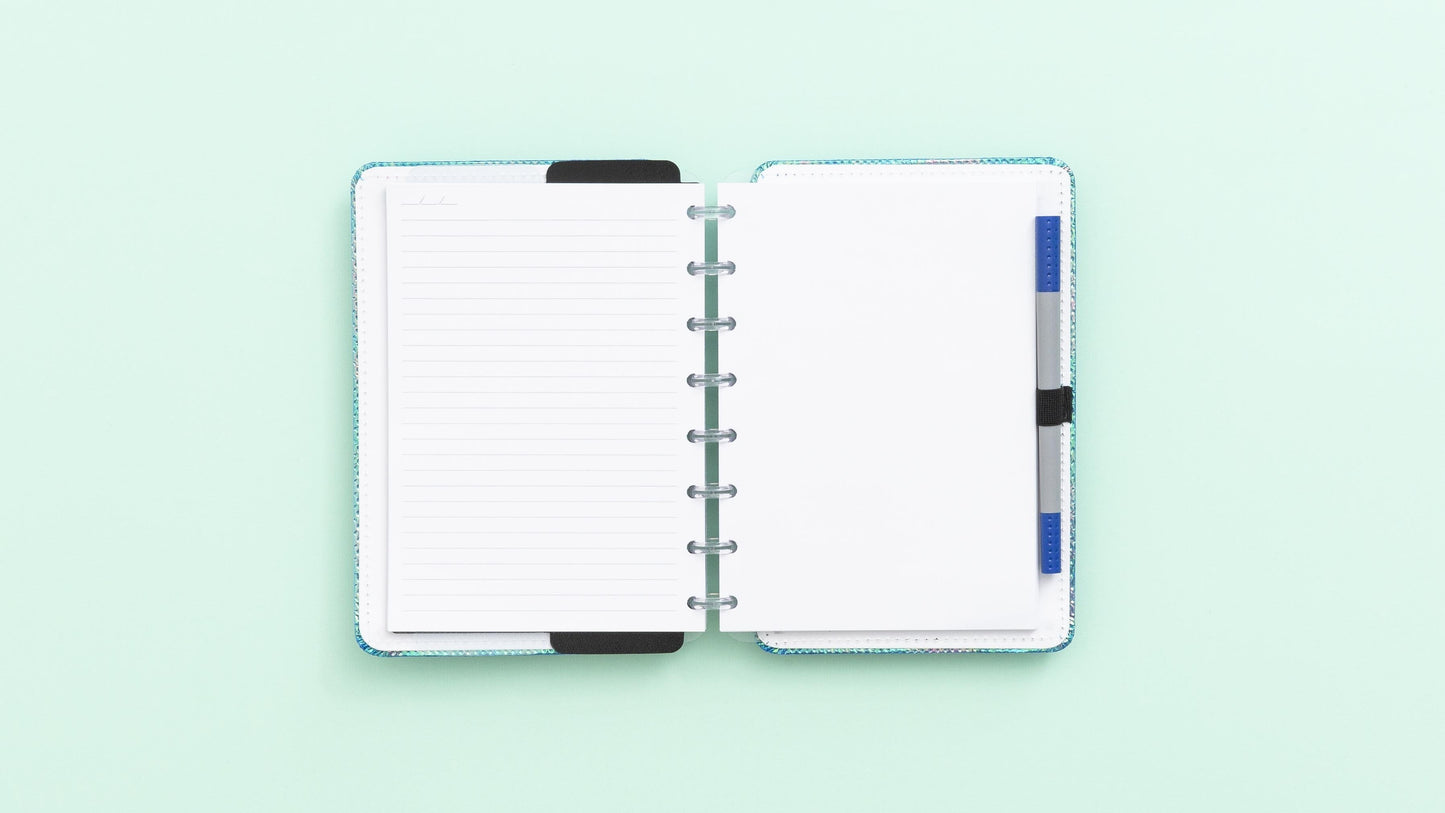 Caderno Azul Holográfico