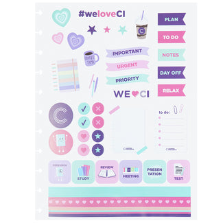 Folha de Adesivos FUN