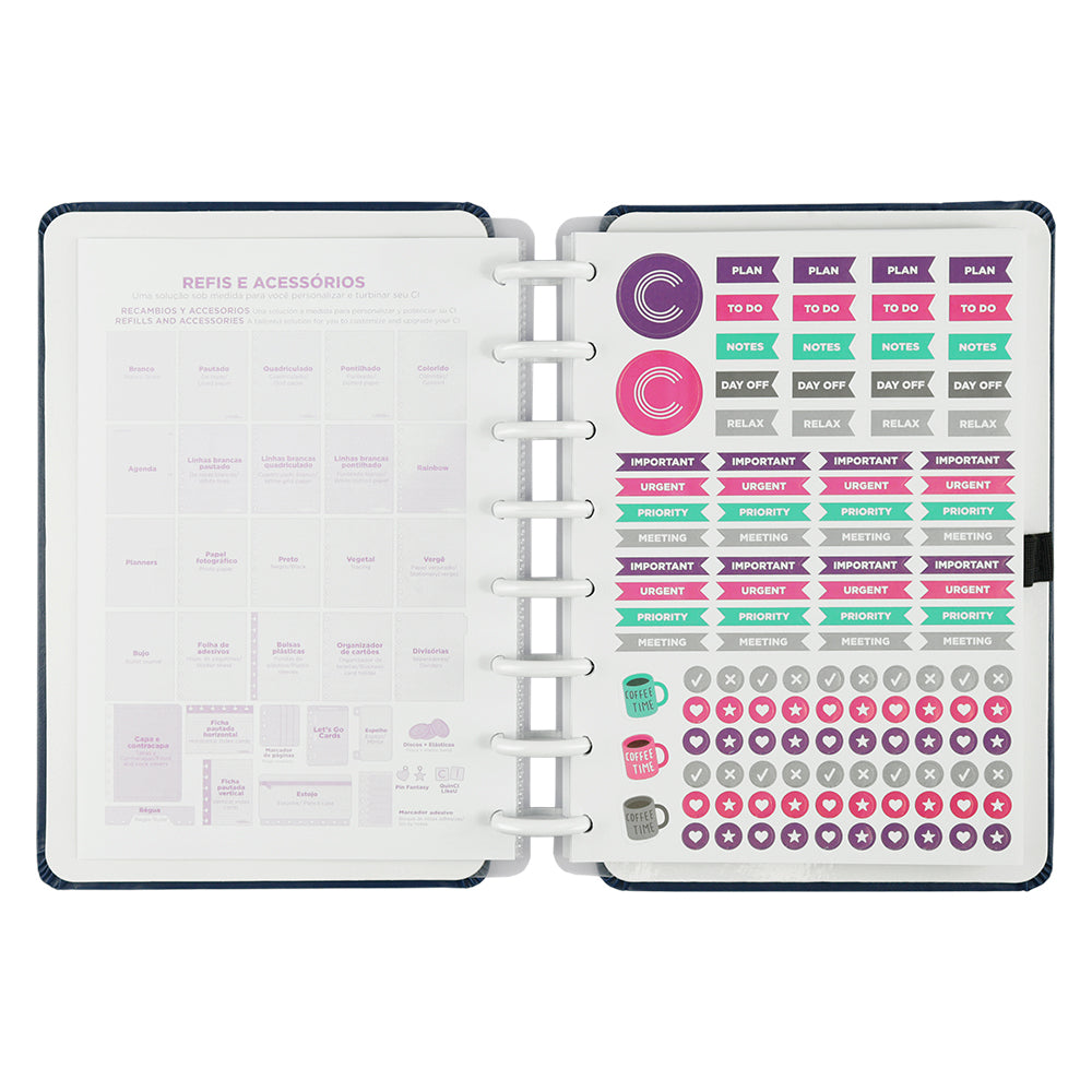 Agenda Inteligente Dark Blue