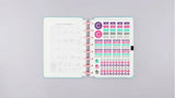 Agenda Inteligente Azul Pastel Caderno