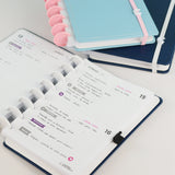 Agenda Inteligente Azul Pastel Caderno