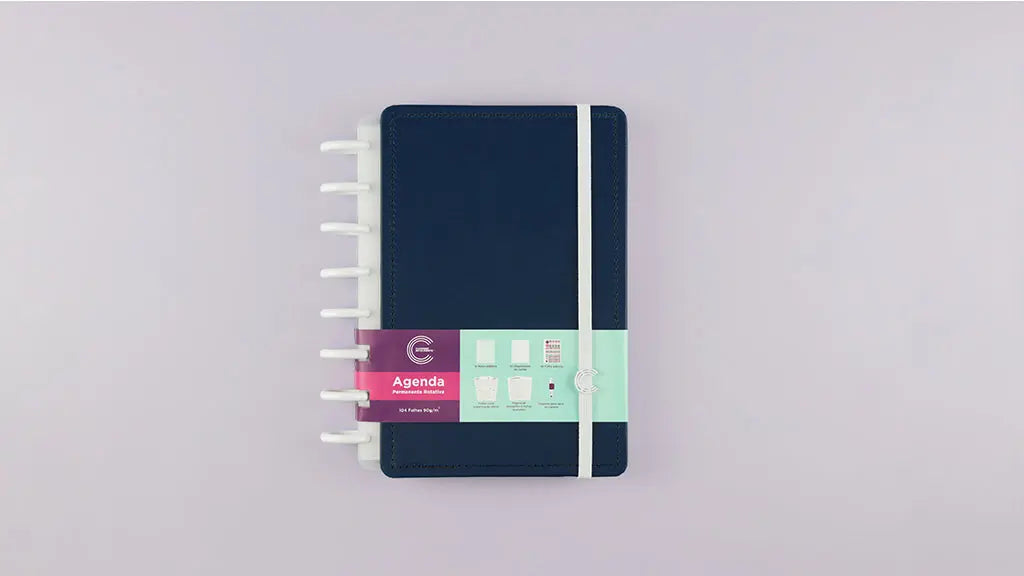 Agenda Inteligente Dark Blue Caderno
