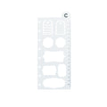 Brinde Régua Stencil Criativa Caderno Inteligente ®