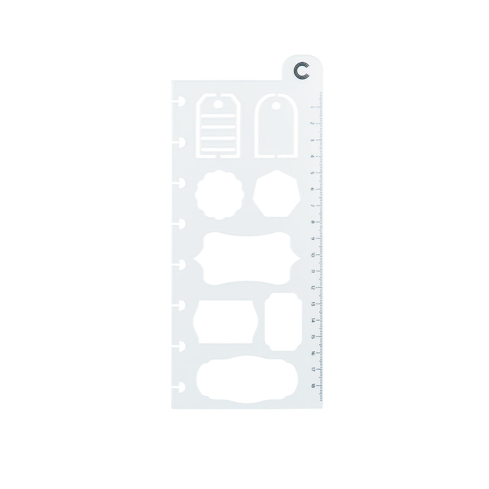 Brinde Régua Stencil Criativa Caderno Inteligente ®