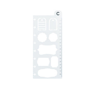 Brinde Régua Stencil Criativa Caderno Inteligente ®