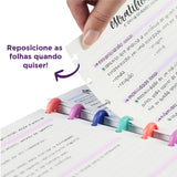 CADERNO ICE BLUE - REFIL AZUL COM LINHAS BRANCAS Caderno Inteligente ®