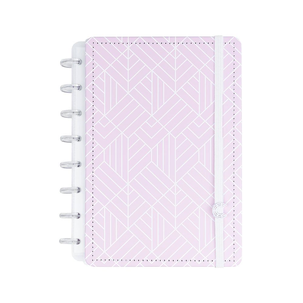 CADERNO ICE PINK - Folhas ROSA com LINHAS BRANCAS Caderno Inteligente ®