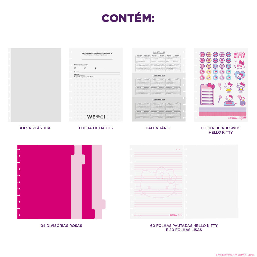 CADERNO INTELIGENTE BY KUROMI Caderno Inteligente ®